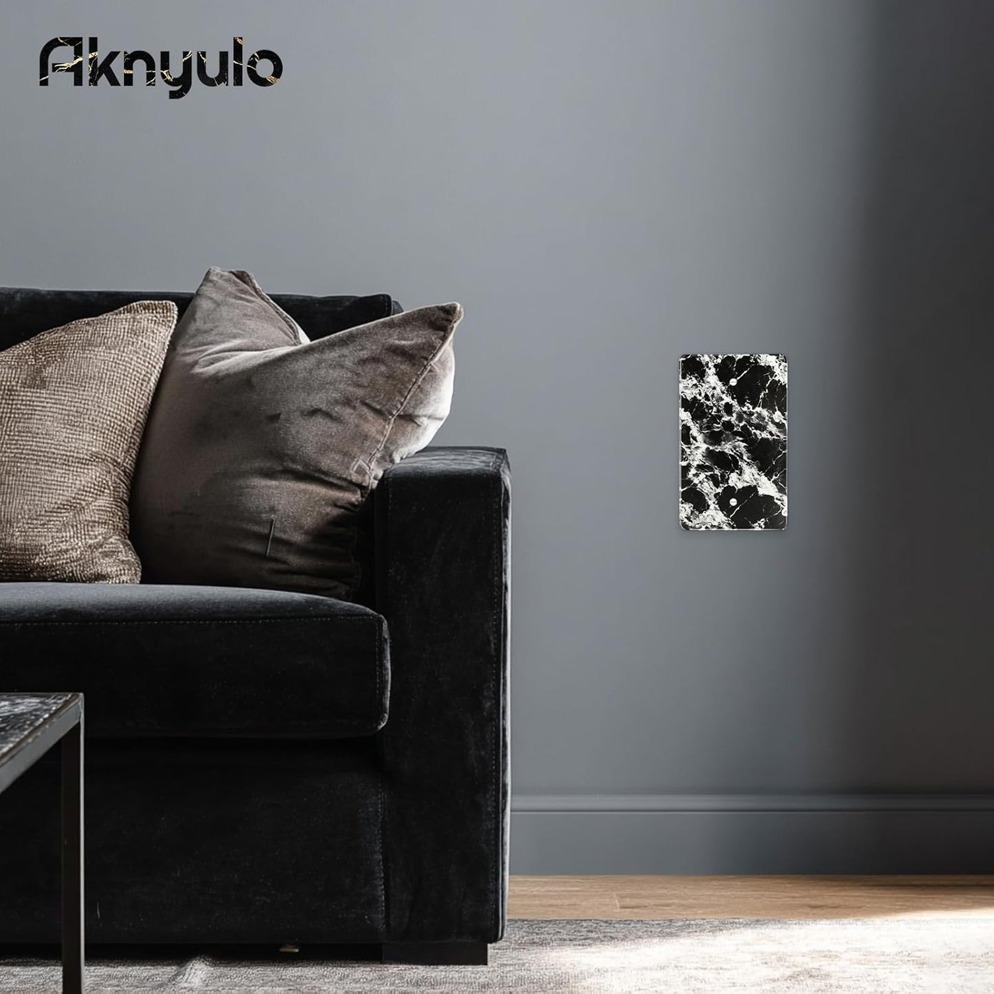 Black White Marble Pattern Acrylic Wall Plates Blank Wall Plate Light Switch Cover Plate Blank Wall Plate Decorative Acrylic Light Switch Cover
