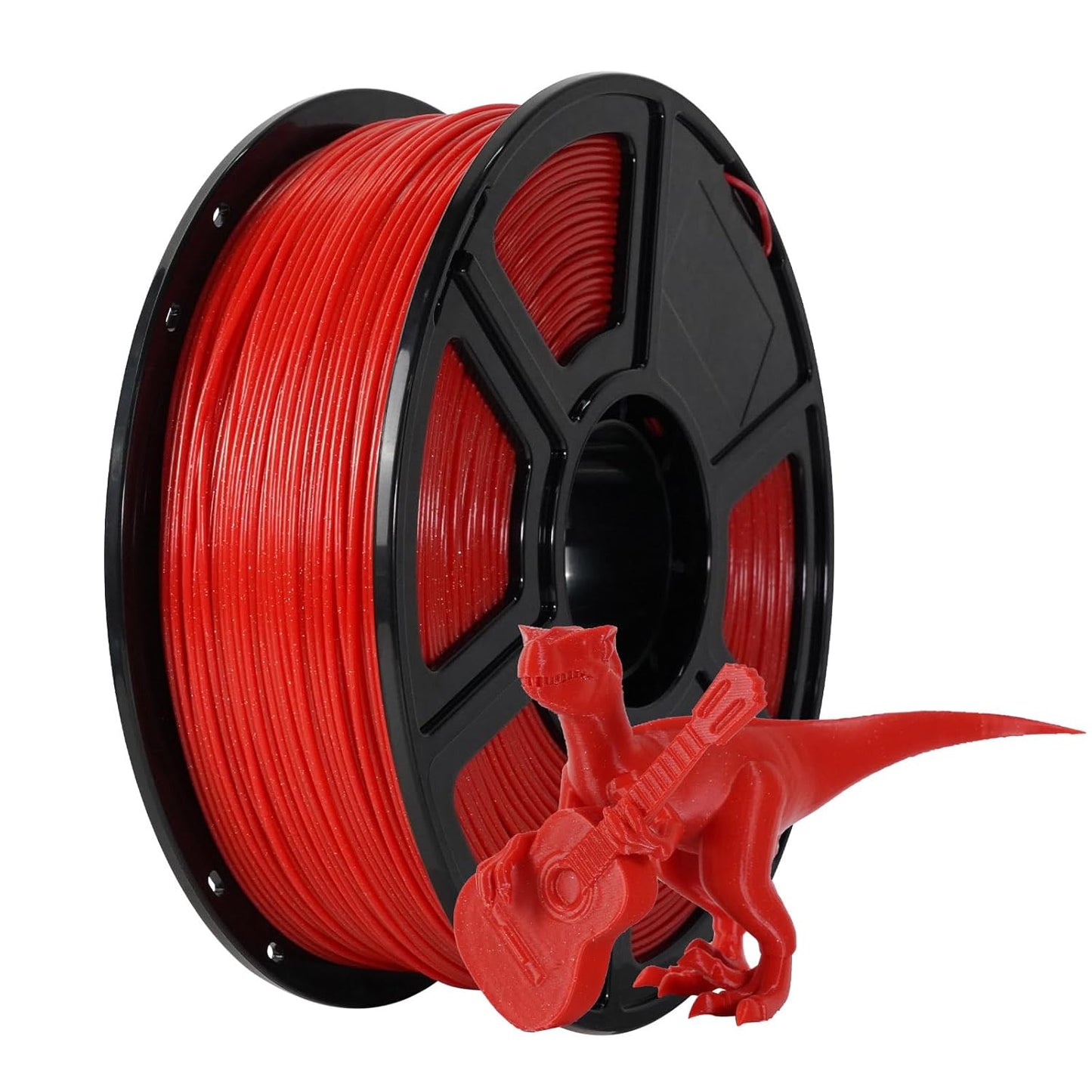 FLASHFORGE ASA Filament 1.75mm Sparkle Red, 3D Printer Filament 1kg (2.2lbs) Spool-Dimensional Accuracy +/- 0.02mm, 3D Printing Filament Durable, High UV-Resistant, Ideal for Outdoor Applications