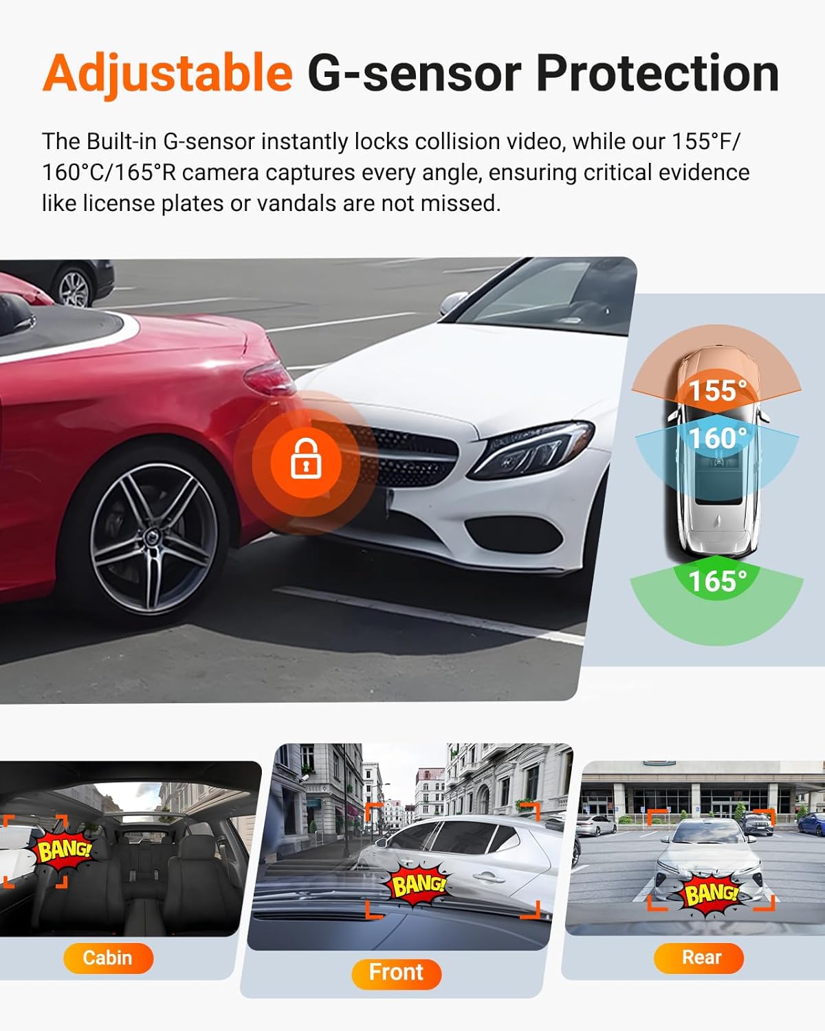 Vantrue N4 Pro S 4K 3 Channel Dash Cam w/Triple STARVIS 2, 4K+1080P+2.5K Front Inside Rear Dash Camera, 4+2.5K Dual Channel, HDR IR Night Vision, Voice Control, Parking Mode, GPS, Wi-Fi, Support 1TB