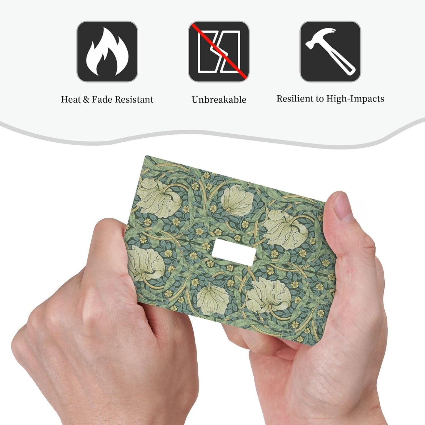Decorative Light Switch Cover Vintage Floral Plant Sage Green William Morris 1 Gang Single Toggle Decorator Outlet Wall Plate Device Electrical Faceplate Switchplates for Bedroom Home Decor