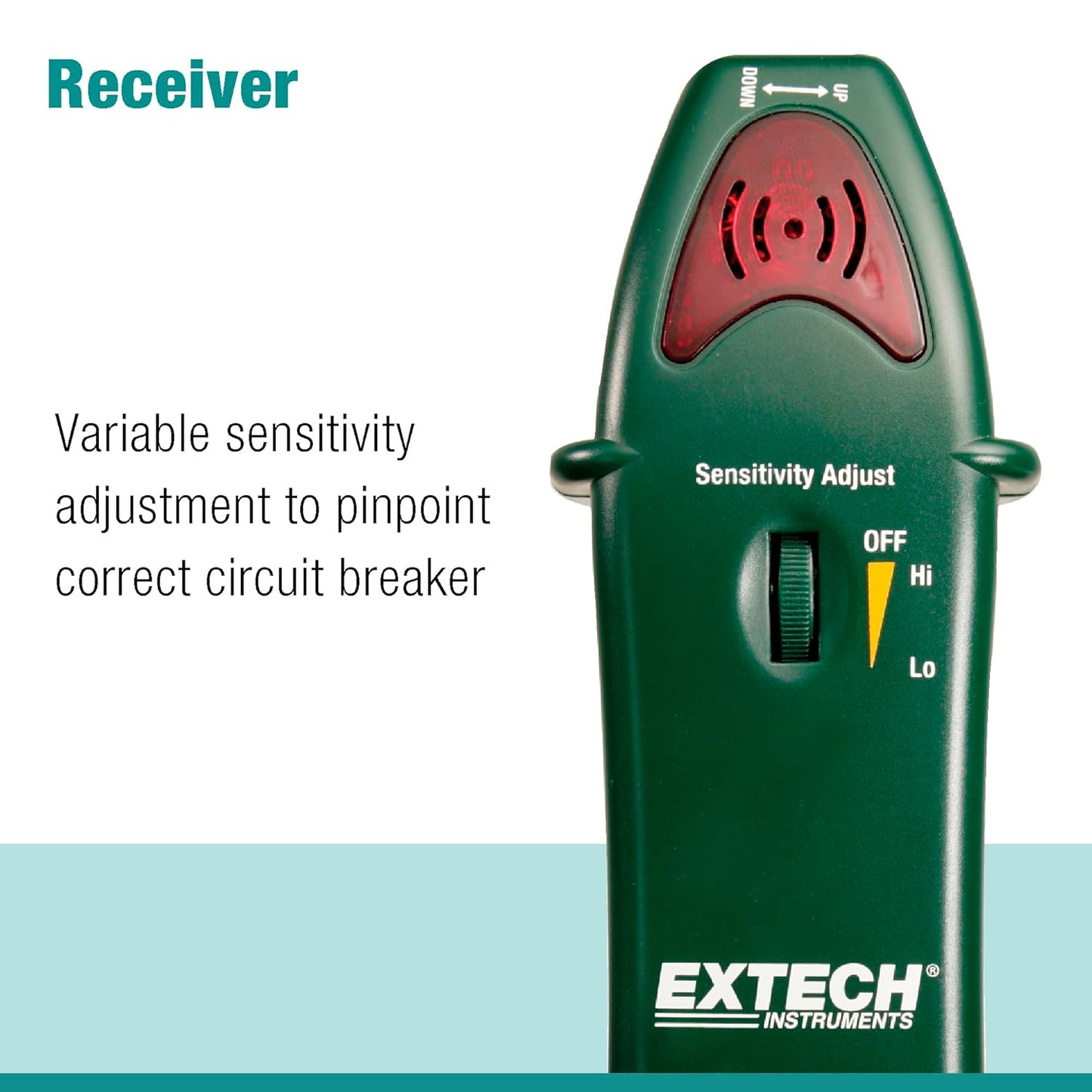 Extech CB10 Circuit Breaker Finder, Locates fuses/Breakers, Tests receptacles and GFCI Circuits
