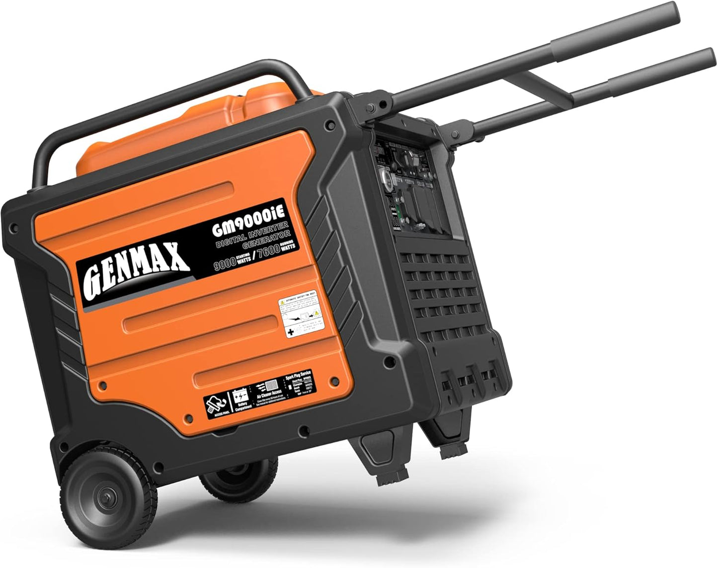 GENMAX Generator,EPA Compliant, Eco-Mode Feature, Ultra Lightweight for Backup Home Use & Camping