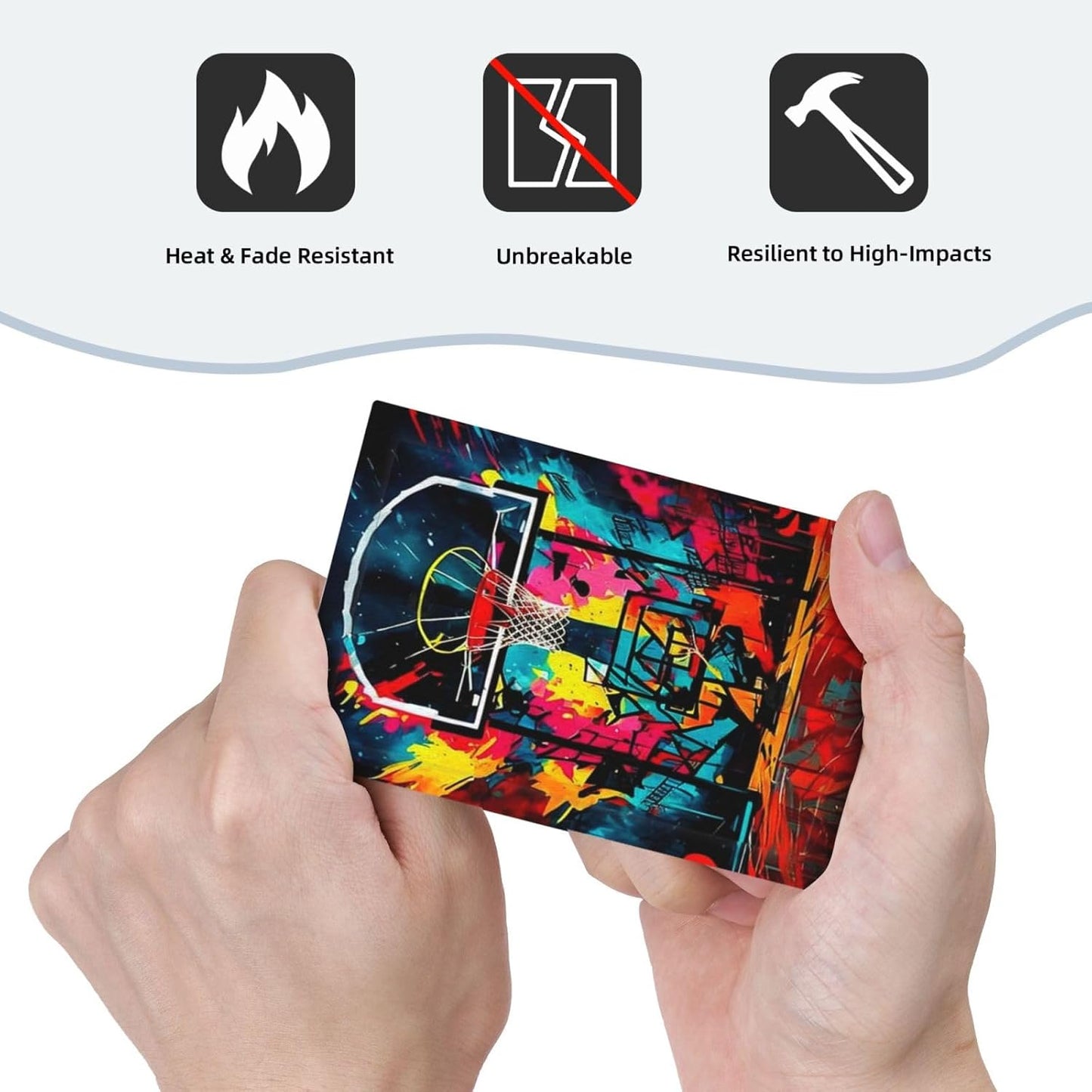 Decorative Light Switch Plate Covers Colorful Graffiti Basketball Sport Basket Hippie 1 Gang No Device Single Blank Outlet Covers Wall Plate Light Switch Cover Plate Faceplate for Home Decor