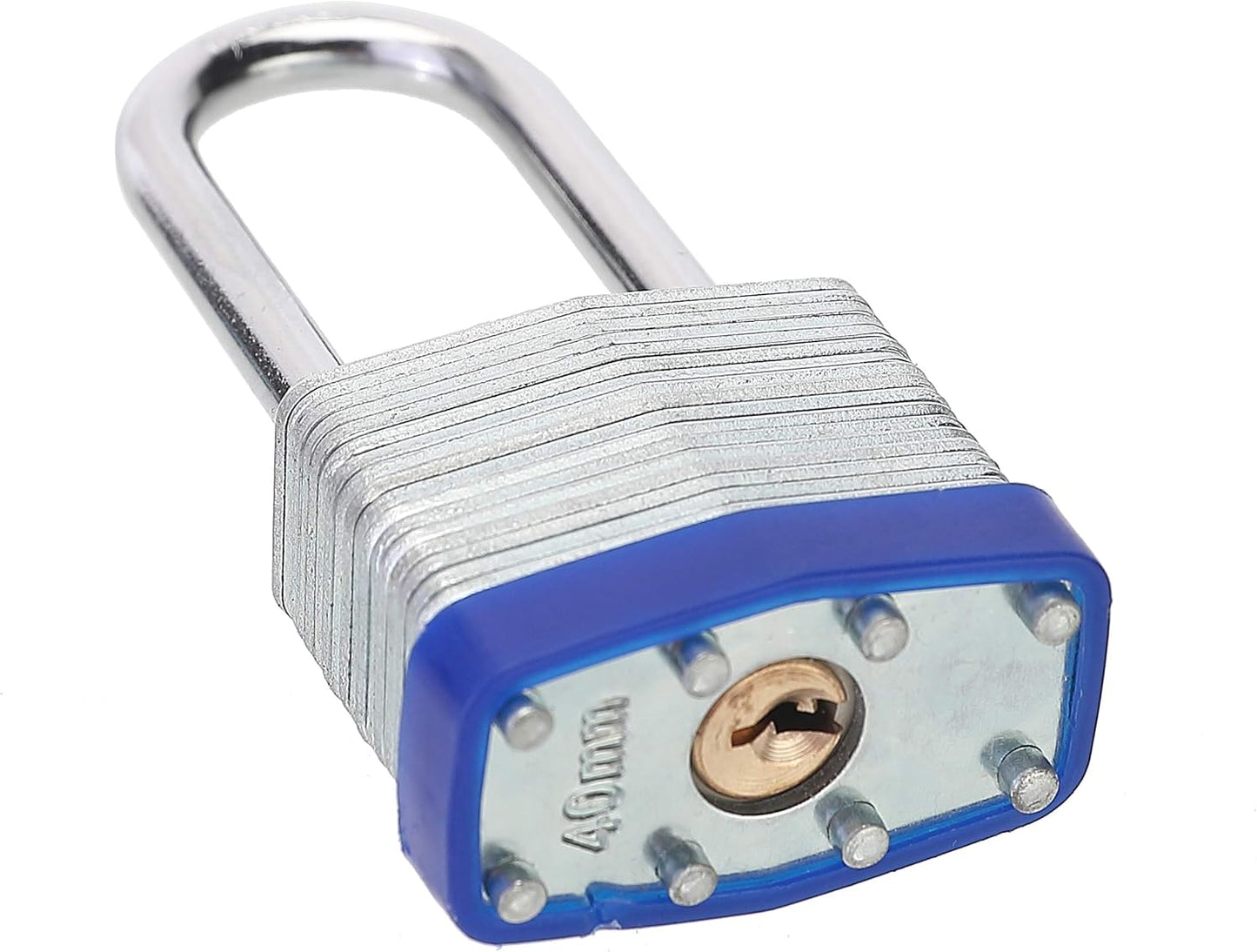 Lock, 1-9/16" (40mm) Laminated Keyed Padlocks,keyed Alike Locks, 2 inch Long Shackle Locks-Pack of 8