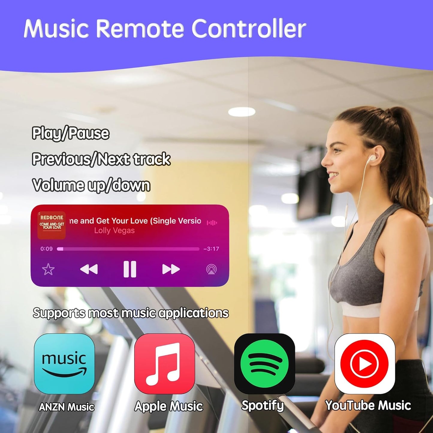 TikTok Scrolling Ring Microphone Remote Control,Fingertip Wireless Bluetooth Remote Control;for iPhone,Google Pixel,Samsung Phone (Pink)