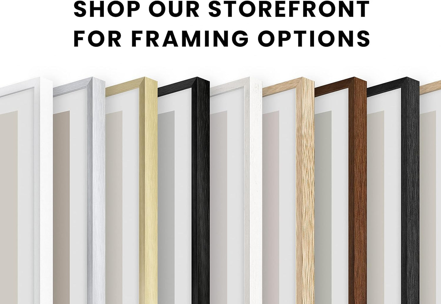 HAUS AND HUES Two 8x10, Two 11x14, Two 12x16 - Framed Walnut