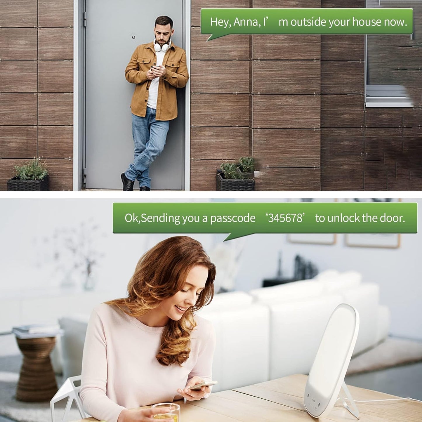 Harfo Smart Door Lock, Heavy Duty 5 in 1 Keyless Entry Door Lock, Full App Control Digital Keypad Lock, Reversible Handle with Fingerprints and Passcodes for Family/Office/Apartment (Aged Bronze)