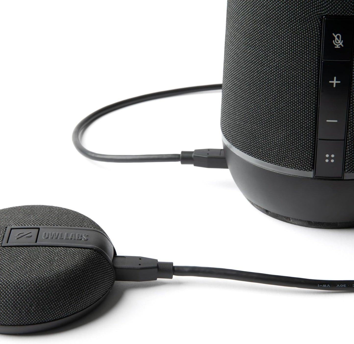 Owl Labs Expansion Mic for Meeting Owl 3 - Extend Audio Reach in Larger Spaces by 8 feet (2.5 Meters) in The Direction of The mic., Charcoal