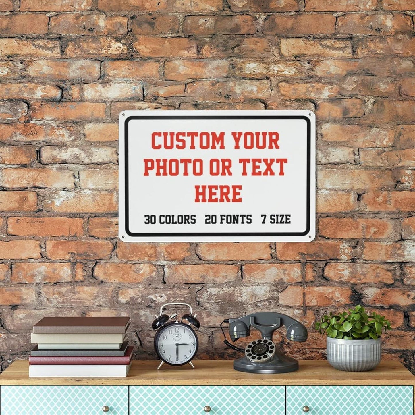 Custom Signs Outdoor Metal Sign - 8 x 6 Personalized Signs for Business, Workplace, Office, Home, Delivery Signs, Road Signs, Garden Signs, Hazard Signs, Intersection Signs, Parking Signs, Decorative Signs