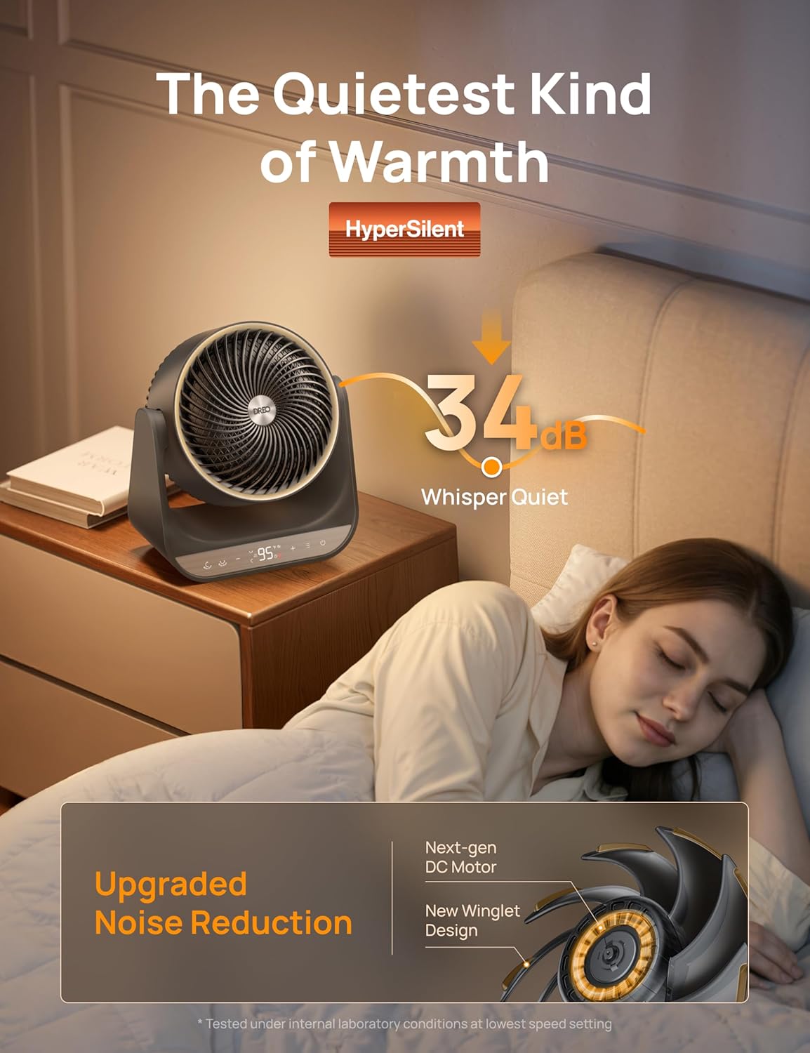 Dreo Whole Room Heater 714, 60ยฐ Vertical & 90ยฐ Horizontal 3D Oscillating Heating, 12 ft/s Long-Range Circulator, 3 Heat & 3 Fan Settings, Space Heaters for Indoor Use, Bedroom, Office, Grey
