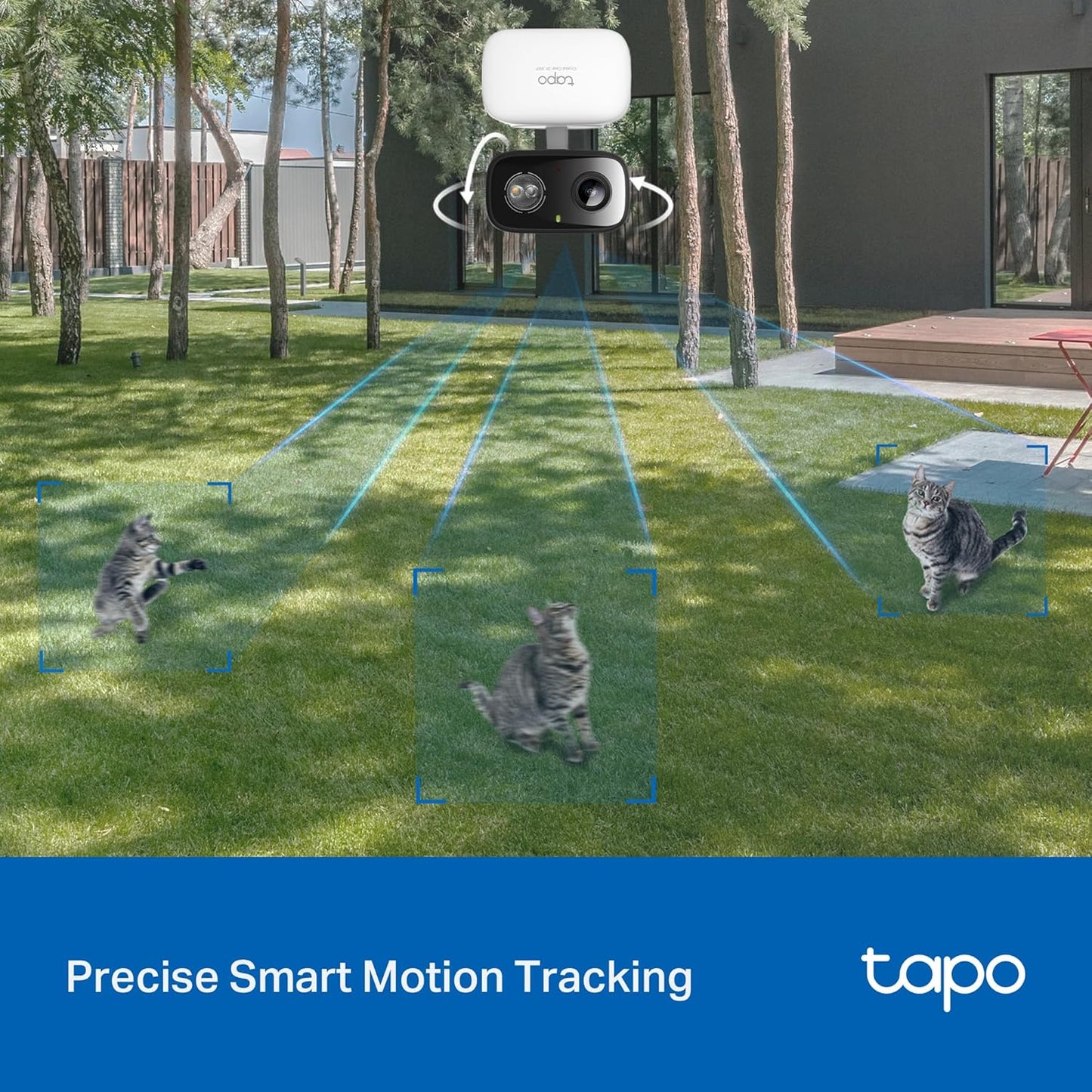 Tapo 2K 3MP Pan/Tilt Indoor/Outdoor Security Camera - Free Person/Baby Cry Detect & Motion Track, 360ยฐ View, Color Night Vision, SD/Cloud Storage, Works w/Alexa & Google Home HybridCam 360