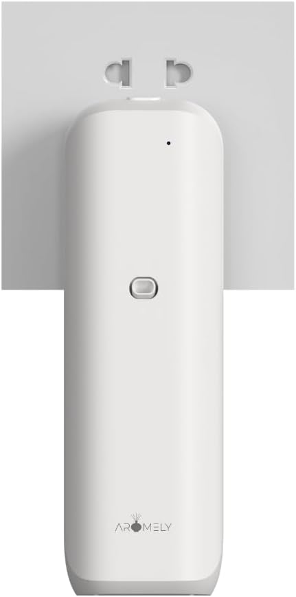 Aromely ARO Bliss Plug in Oil Diffuser, Smart Bluetooth Scent Diffuser, Waterless Aromatherapy, Ideal for Hotel Rooms, Bathrooms & Small Offices, App Controlled Perfect Aroma Diffuser Up to 500 SQFT