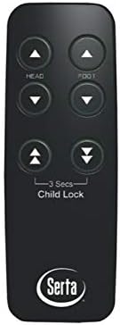 Serta Motion Slim (New Black or Silver Version) Replacement Remote Control for Adjustable Beds