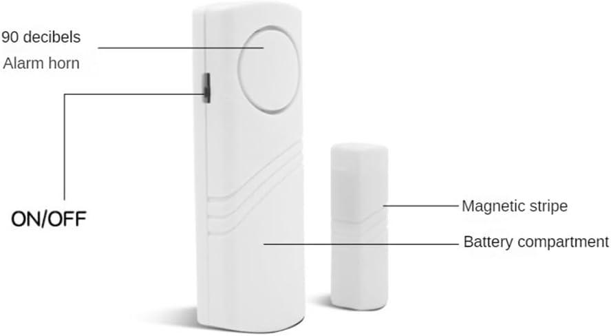 5Set/Lot Door and Window Magnetic Sensor Alarm Smart Home Security Protection Door Window Alarm