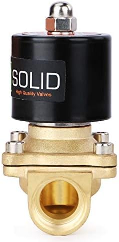 U.S. Solid 3/4" Brass Electric Solenoid Valve 110V AC Normally Closed Water, air, Diesel (20 Packs)