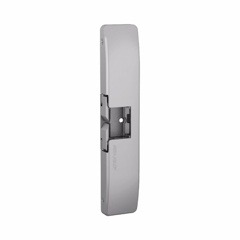 bus HES 9600 Electric Strike Surface Mounted Body for Rim Exit Devices, Latchbolt Monitoring, Satin Stainless Steel Finish, Model: 9600-630-LBM
