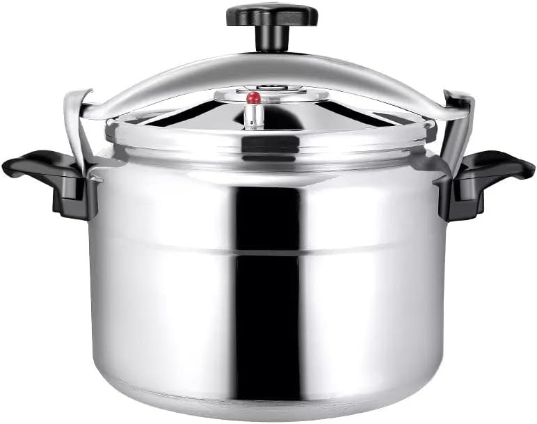 Aluminum Explosion-Proof Pressure Cooker- 7L~15L Capacity- Silver (11L)