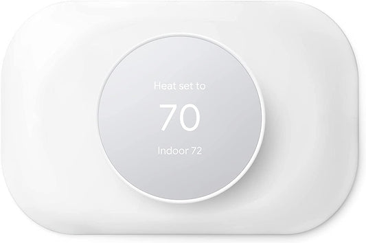 Petrichor Nest Thermostat Trim Kit - Compatible with Google Nest Thermostat 2020, Easy to Install - Snow