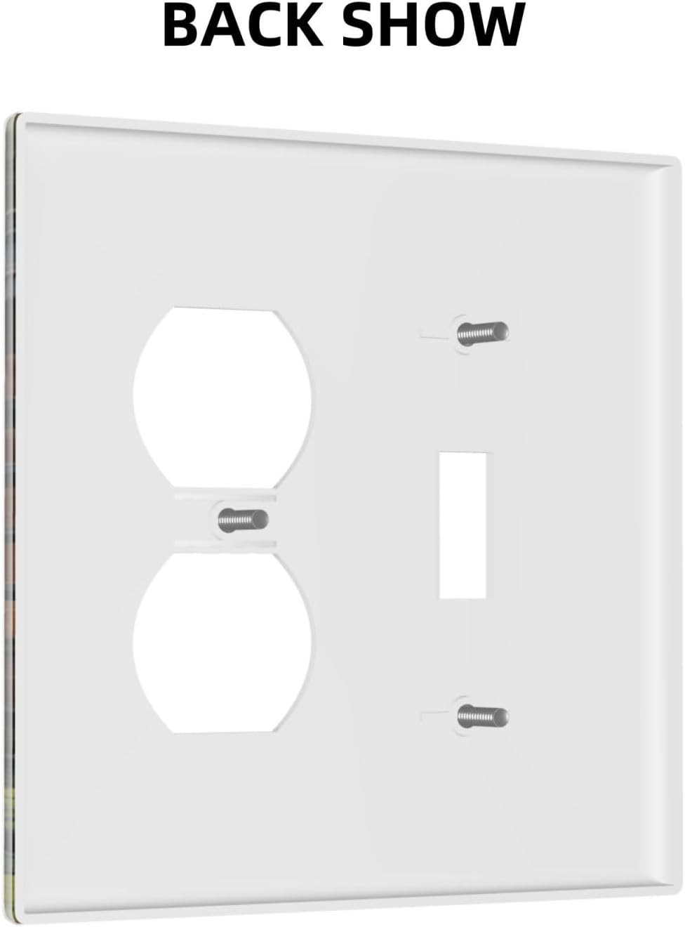 Decorative Outlet Covers Library Books Sunshine 2 Gang Wall Plate Single Toggle Duplex Light Switch Cover Switch Plate Covers Faceplate for Bedroom Home Decor