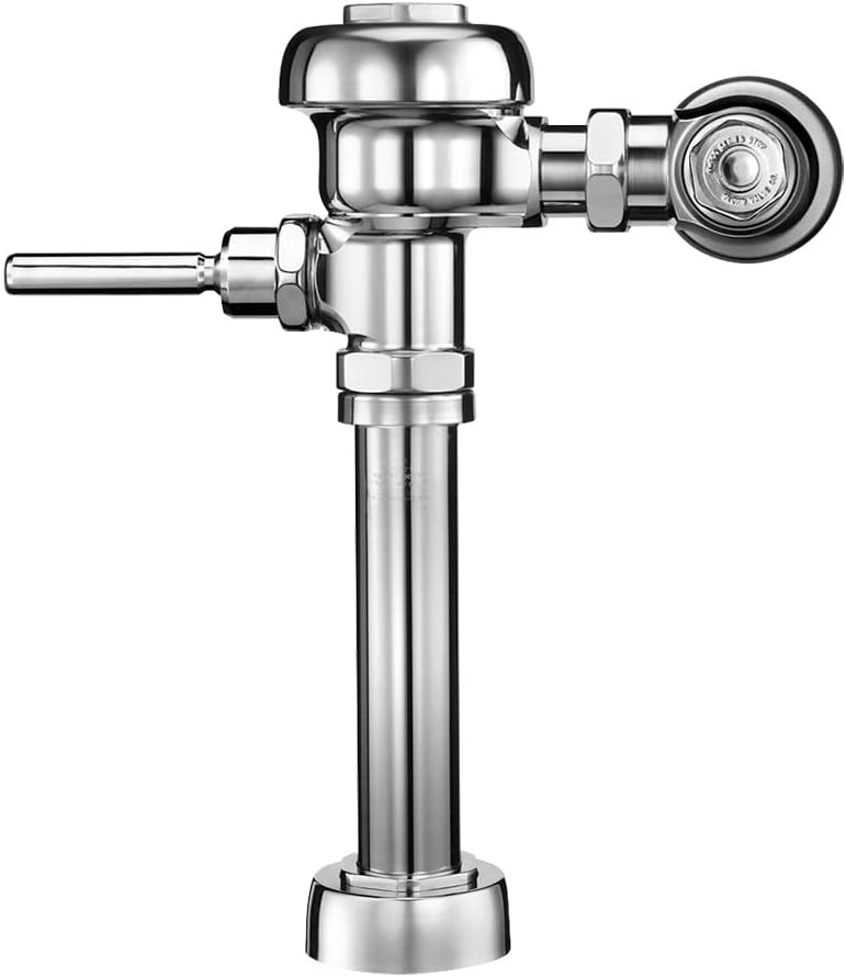 Sloan Regal 110 Exposed Manual Water Closet Flushometer (6 - Pack), 3.5 GPF Manual Flush Valve - Single Flush, Fixture Connection Top Spud, XL Sweat Solder Adapter Kit Polished Chrome Finish, 3080153