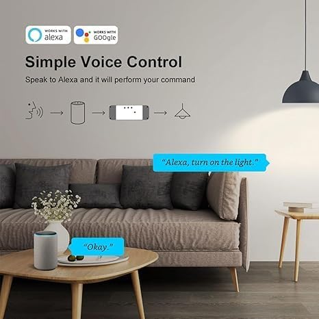 Tuya 2 Channel Updated AC 85-250V, Momentary Inching Self-Locking Relay Module,Tuya App Remote Control,WiFi RF Bluetooth Switch Module,Dry Contact,Compatible with Alexa Goolge Home