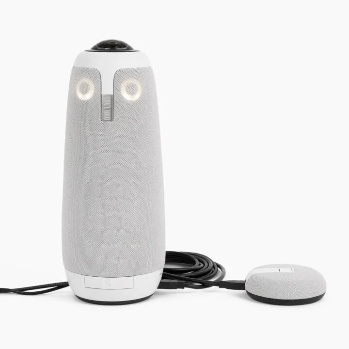 Owl Labs Expansion Mic for Meeting Owl 3 / Meeting Owl 4+: Extend Audio Reach in Larger Spaces by 8 feet (2.5 Meters) in The Direction of The mic., Gray