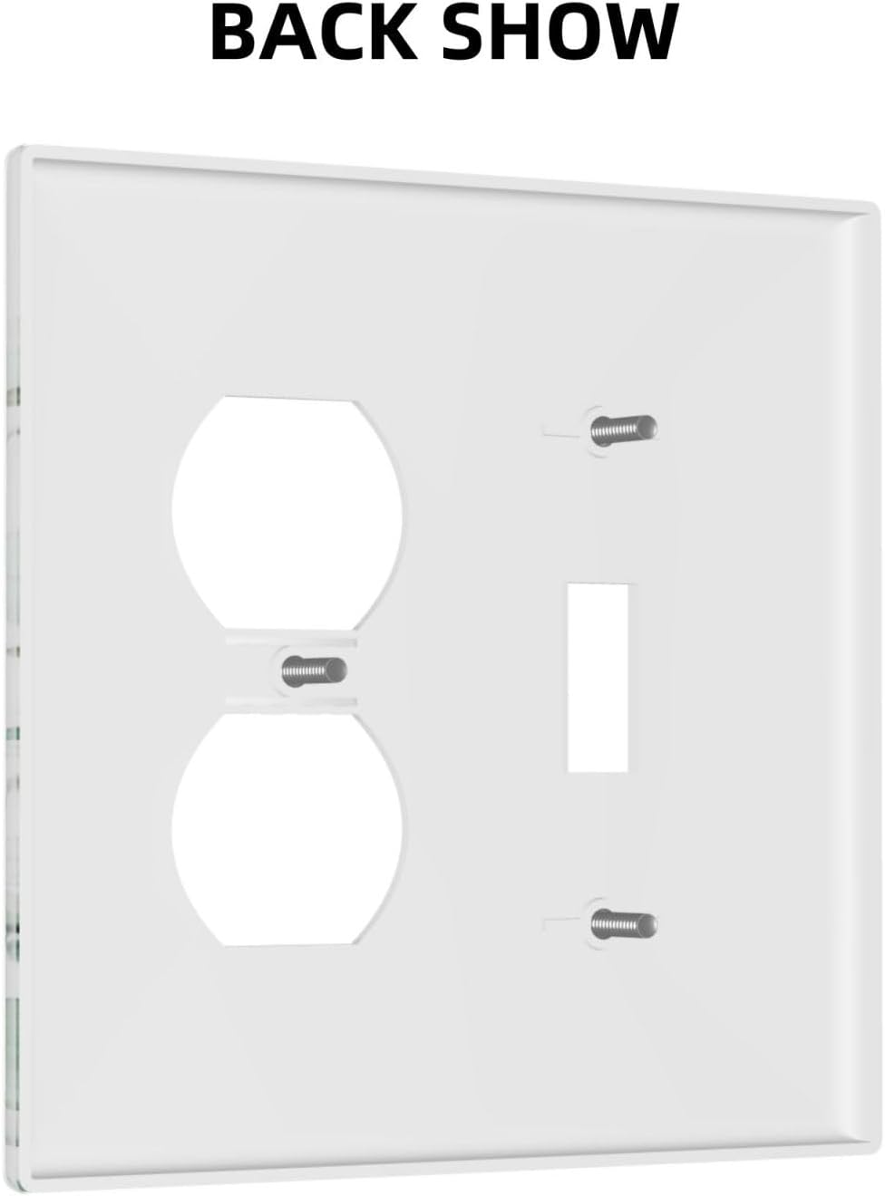 Boho Green Eucalyptus Leaf Floral Plants Flowers Wallplates 1 Toggle 1 Duplex Switch Plate Electrical GFCI Faceplate Decorative Light Switch Covers for Bed Room Living Room Decor