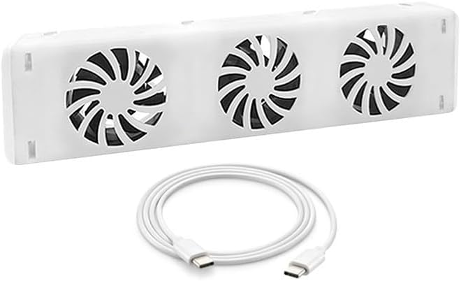 Smart Radiator Fan Heater with 3 Quiet Cooling Fans, Automatic Thermostat Control, Energy-Efficient Warm Air Circulation, Compatible with 50-120cm Radiators, Temperature Display(EXTENSION KIT)