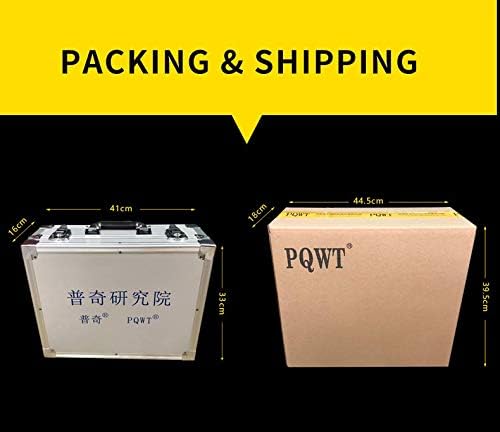 PQWT L30 Underground Water Leak Detectors for Home Wall Water Pipe Detector Machine Horizontal Sensor Acoustic Pipeline Leakage Detection Kit Noise Reduction Headphone Smart Touchscreen Carry Case