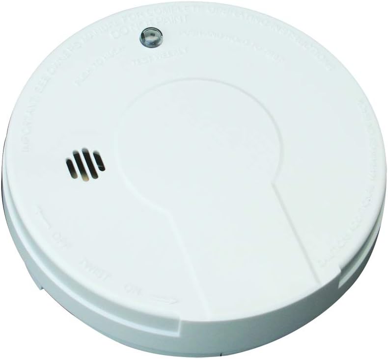 Kidde Smoke Detector, 9-Volt Battery Operated, Photoelectric Smoke Alarm, Battery Included