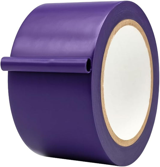 MAT Vinyl Marking Tape Purple - 3 inch x 36 yds. for Safety Floor Marking (School Gym, Restaurants, Warehouse), Dance Floor Splicing, Pinstriping Cars & Boats