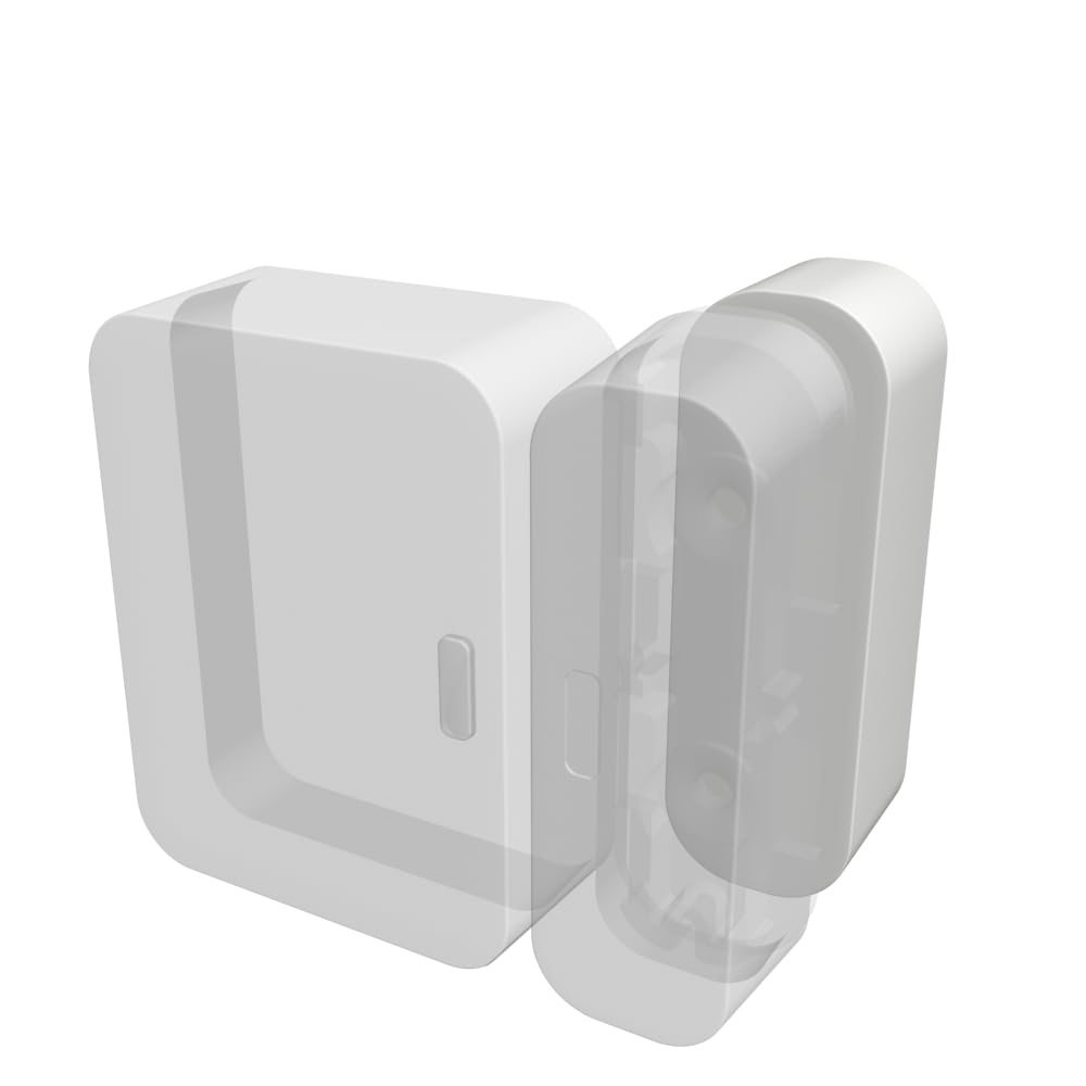 Magnet Riser Compatible with SimpliSafe | Alarm Contact Spacer with 3M Adhesive | Alarm Riser - Sensor/Magnet Not Included (1 Pack - 1/2 inch)