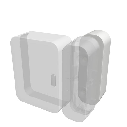 Magnet Riser Compatible with SimpliSafe | Alarm Contact Spacer with 3M Adhesive | Alarm Riser - Sensor/Magnet Not Included (1 Pack - 1/2 inch)