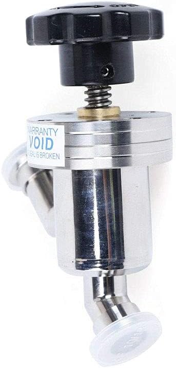 SHERICH KF50 High Vacuum Manual Isolation Valve, Flange L Type, Y Type Stainless Steel Valve (KF50 （Y type）)