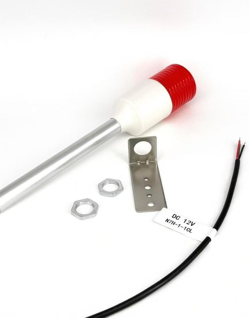 12V DC LED Warning Lights Multi-Layer Industrial Signal Light Alarm Lights Machine Equipment Indicator Lamp (1-Layer)