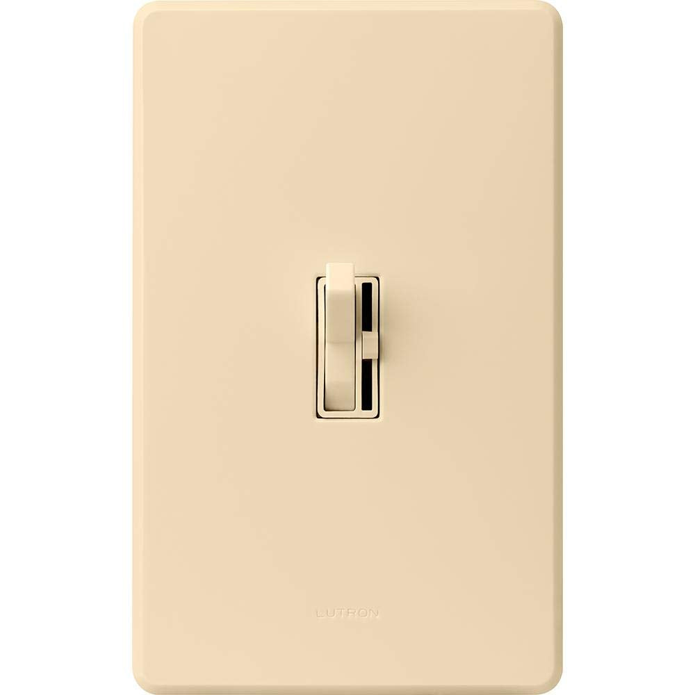 Lutron Ariadni/Toggler LED+ Dimmer Light Switch for Dimmable LED, Halogen and Incandescent Dimmer Switch, 150W, Single-Pole/3-Way, AYCL-153P-IV, Ivory