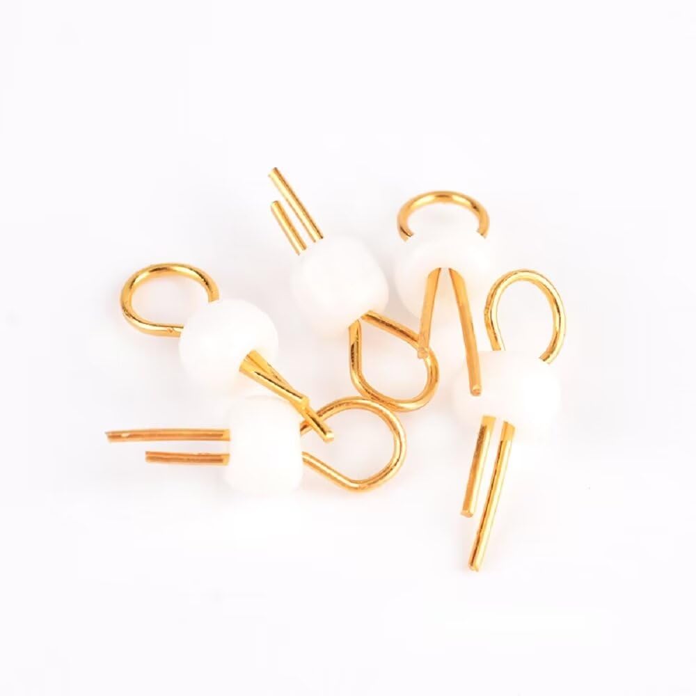 White PCB Gold-Plated Ceramic Test Points 1000 PCS for Circuit Board Testing