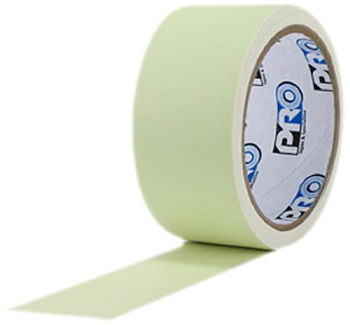 ProTapes Pro Glow Phosphorescent Vinyl Glow in the Dark Tape, 18 mils Thick, 5 yds Length x 1" Width (Pack of 1)
