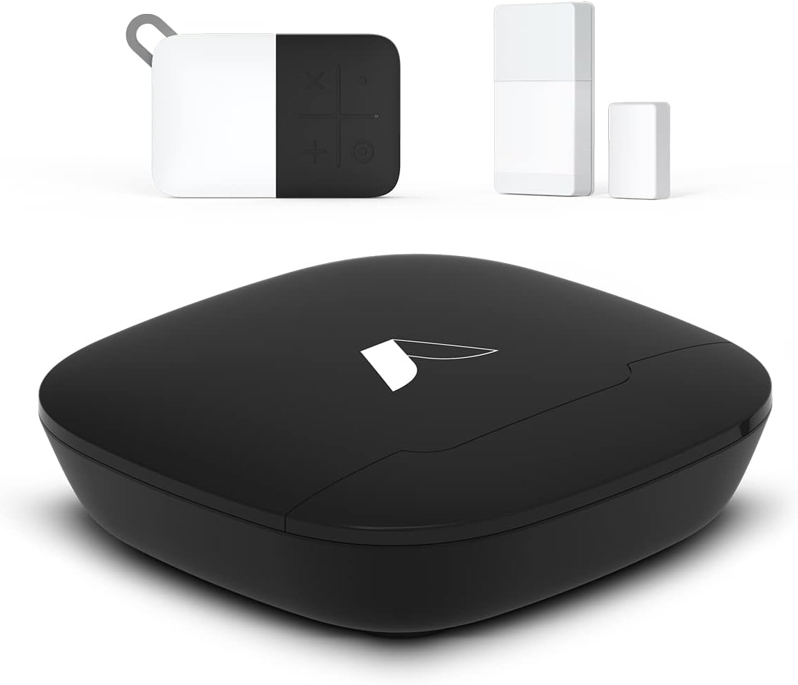 Abode 3 Piece Wireless Security Kit – Expandable to Protect Your Whole Home - Easy DIY Installation Optional Professional Monitoring Compatible with Alexa & Google Assistant (104067/A)