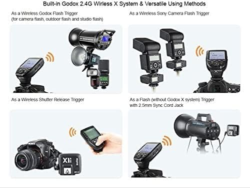 Godox XPro-S Compatible for Sony TTL Wireless Flash Transmitter Trigger 1/8000s HSS TTL-Convert-Manual Function Large LCD Screen Slanted Design 11 Customizable Functions 5 Dedicated Group Buttons