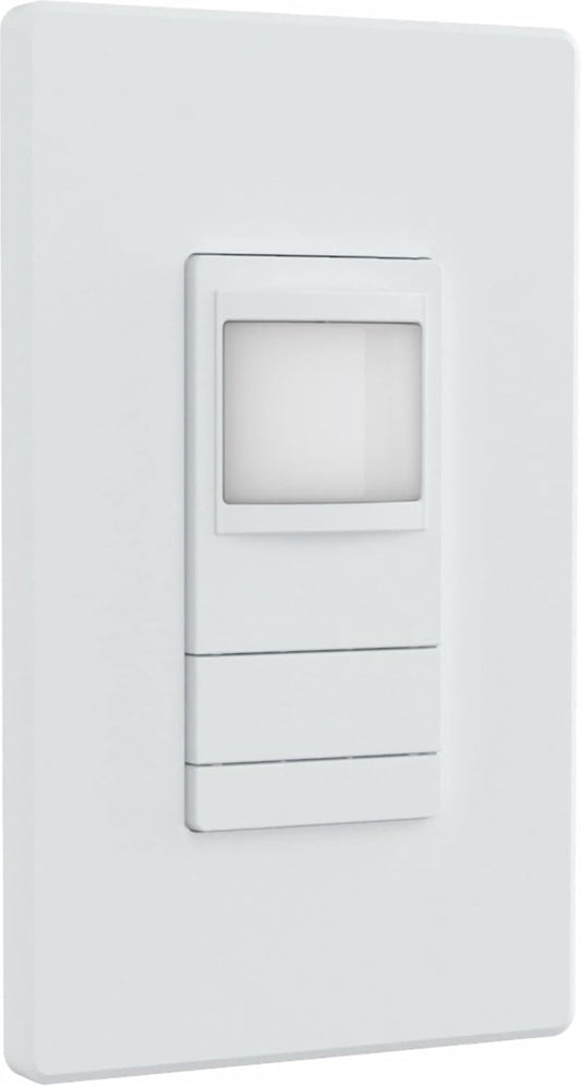 Lithonia Lighting SensorSwitch Wall Mount Motion Sensor Switch, Passive Infrared Wall Switch and Occupancy Sensor, WSXA Series, Single Relay, White (WSXA WH)