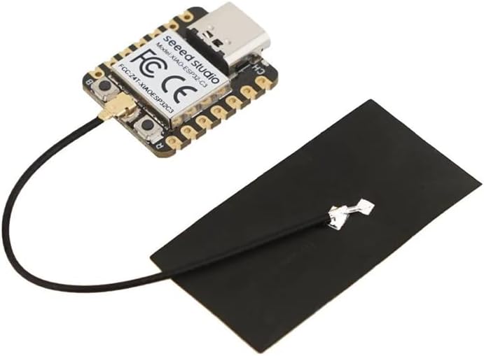 Seeed Studio XIAO ESP32C3 - Tiny MCU Board with Wi-Fi and BLE for IoT Controlling Scenarios. Microcontroller with Battery Charge, Power Efficient, and Rich Interface for Tiny Machine Learning. …