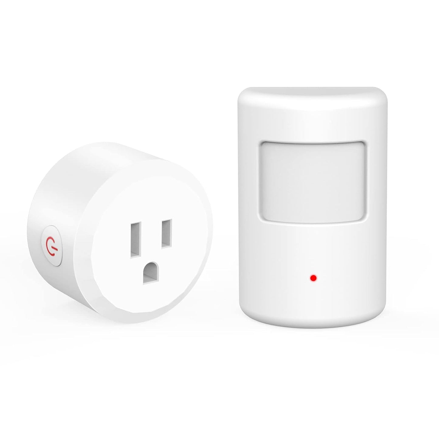 SEHOMY Motion Sensor Switch with Outlet for Bathroom Kitchen, Control Bedroom lamp, exhaus, Range Hood, PIR Infrared Indoor Motion Activated Sensor Plug for air Conditioner, No Pair Required