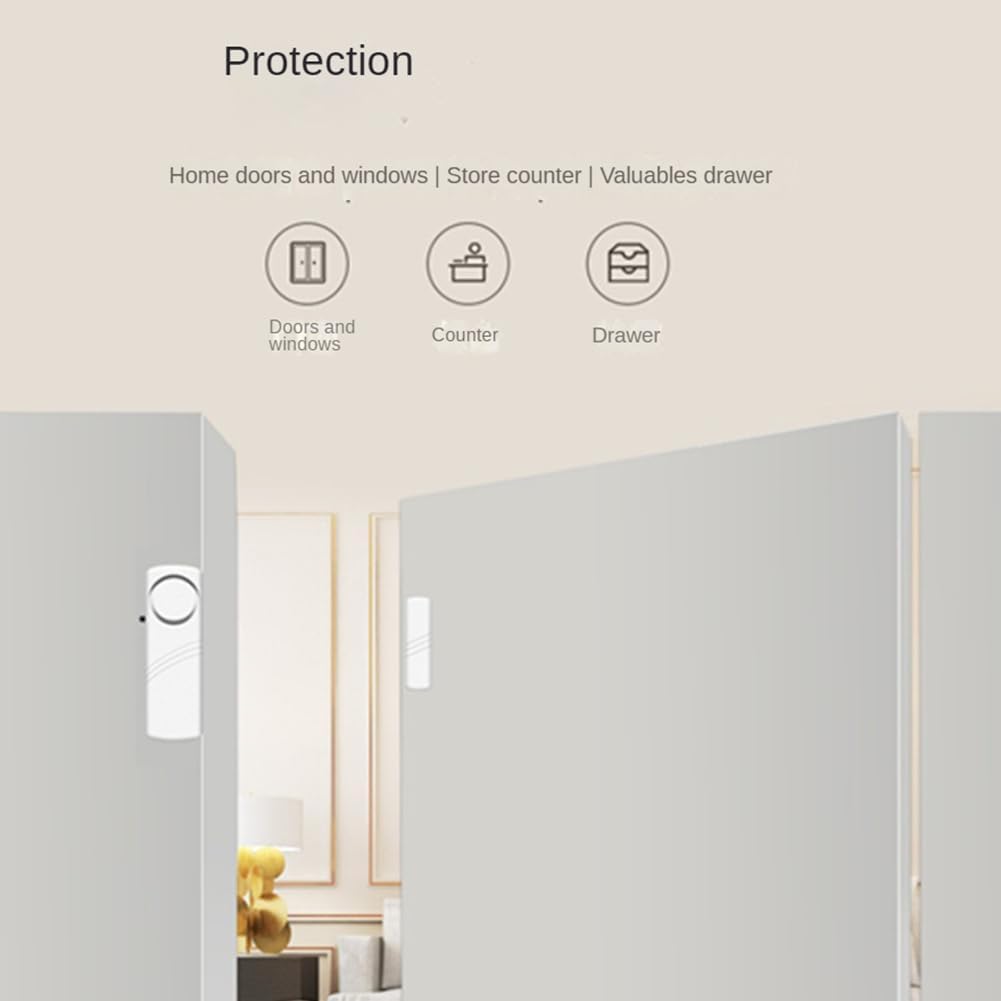 5Set/Lot Door and Window Magnetic Sensor Alarm Smart Home Security Protection Door Window Alarm