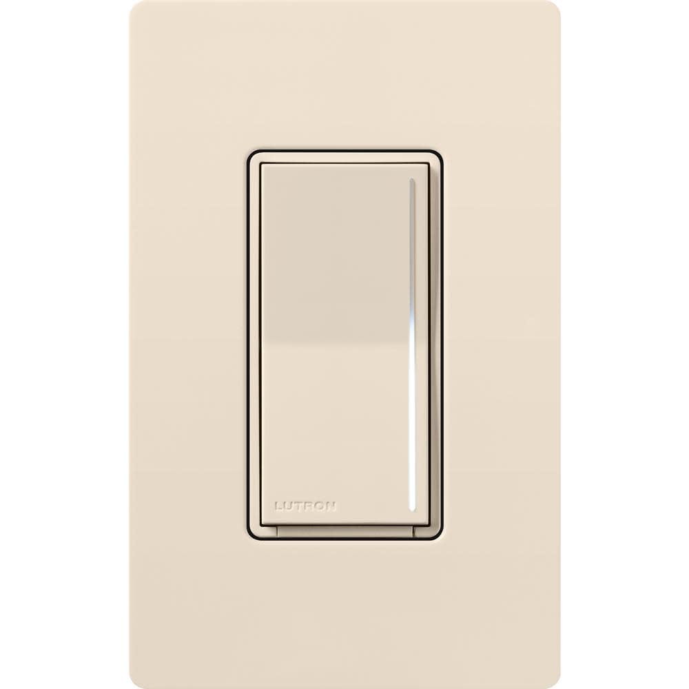 Lutron Sunnata Touch Dimmer Switch, LED+ Advanced Technology for LED and Incandescent, 3 Way/Multi Location, STCL-153M-LA, Light Almond