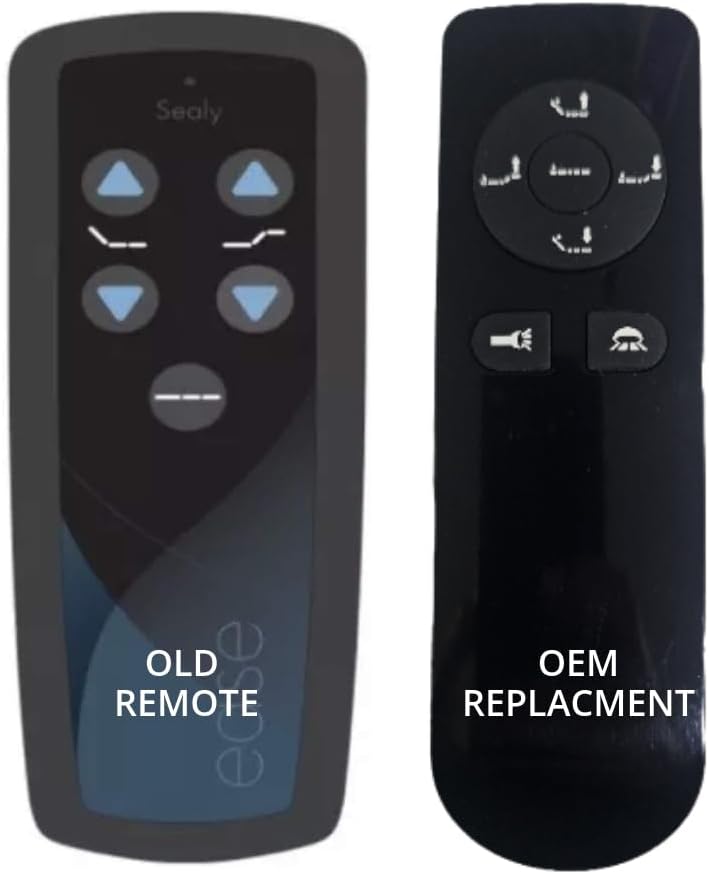 Replacment Remote for Sealy Ease 1.0 or 2.0 OEM Value Version