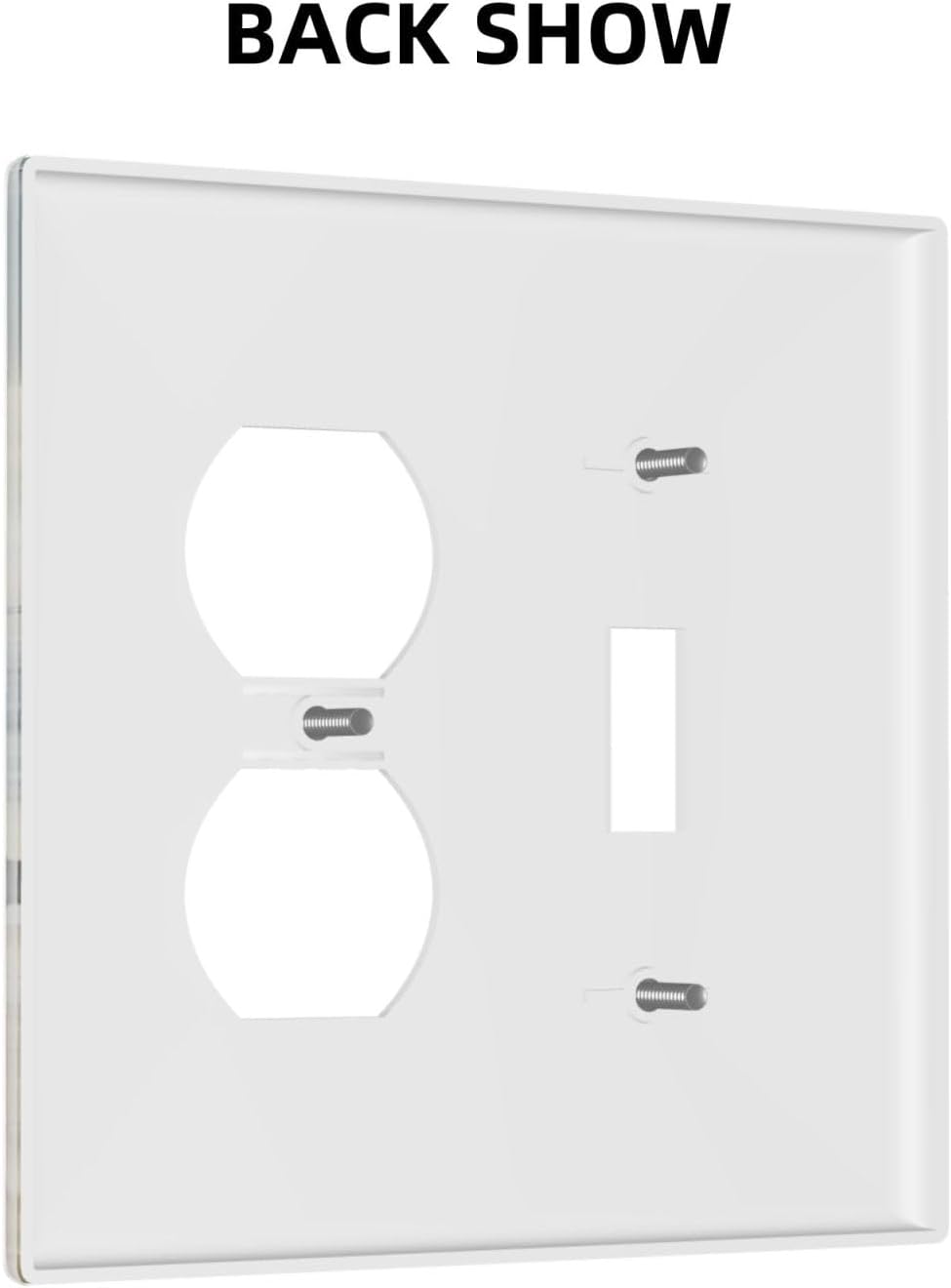 Decorative Outlet Covers Seascape Painting with Lighthouse Boats 2 Gang Wall Plate Single Toggle Duplex Combo Light Switch Covers Switch Plate Cover for Bedroom Home Decor