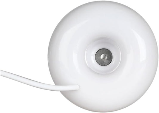 Mini USB Air Humidifier Rechargeable Float Water Donut Shape Humidifier for Home Office White