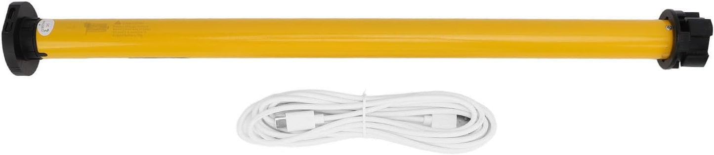 Pilipane Smart Roller Blinds Motor Voice Control APP Enabled Lithium Battery Powered Electric Roller Shades Tubular Motor with Timer for Home Bedroom Living Room Aluminum Alloy Plastic