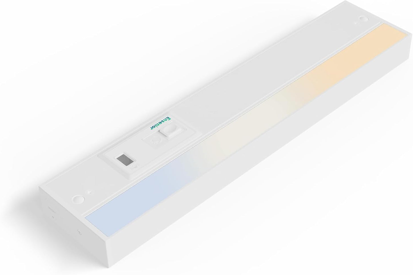 Ensenior 12 Inch Hand Wave Motion Sensor LED Under Cabinet Lighting with Hardwired or Plug-in Installation, Dimmable Under Counter Lights with 2.4G Wireless Control for Kitchen, 5CCT, 120V, 8W 500LM